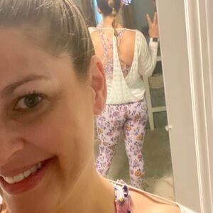 BECCO Floral Two-Piece Activewear Set Sz M